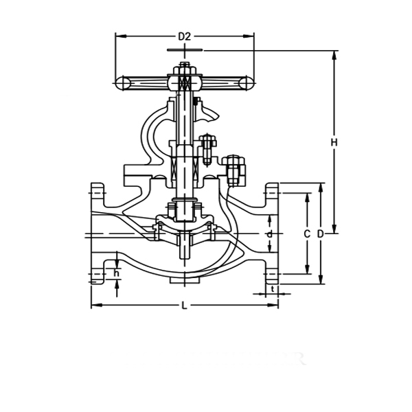 JIS F7471-SDNR 150A Cast Steel Globe Valve1.jpg